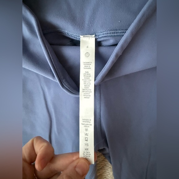 Lululemon Blue Groove Super-High-Rise Flared Pant Nulu sz 4 - Picture 4 of 5